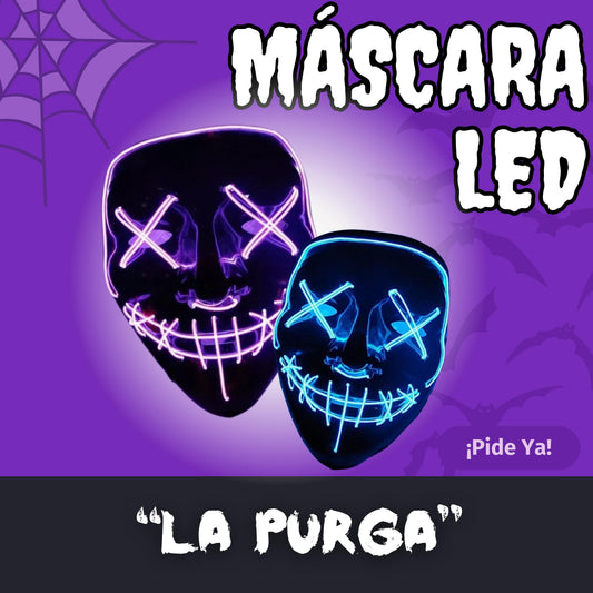 MÁSCARA LED "LA PURGA"☠️